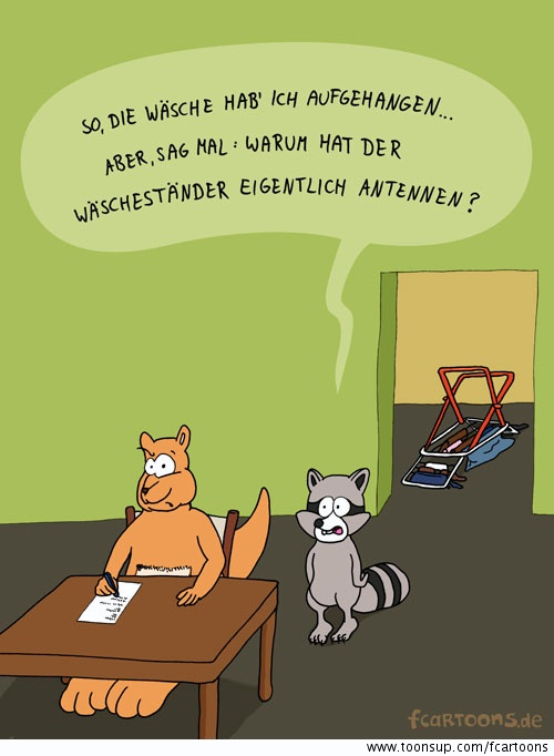 Cartoon: Wäsche 1