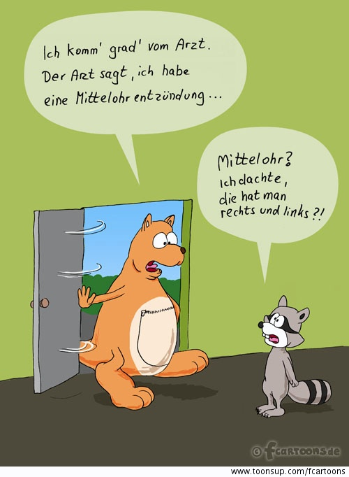 Cartoon: vom Arzt 1