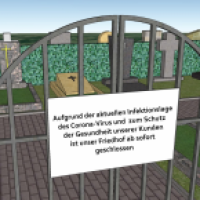 Unser Friedhof ist geschlossen