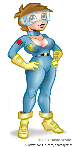 Concept Art / Character Design: Space Girl 1