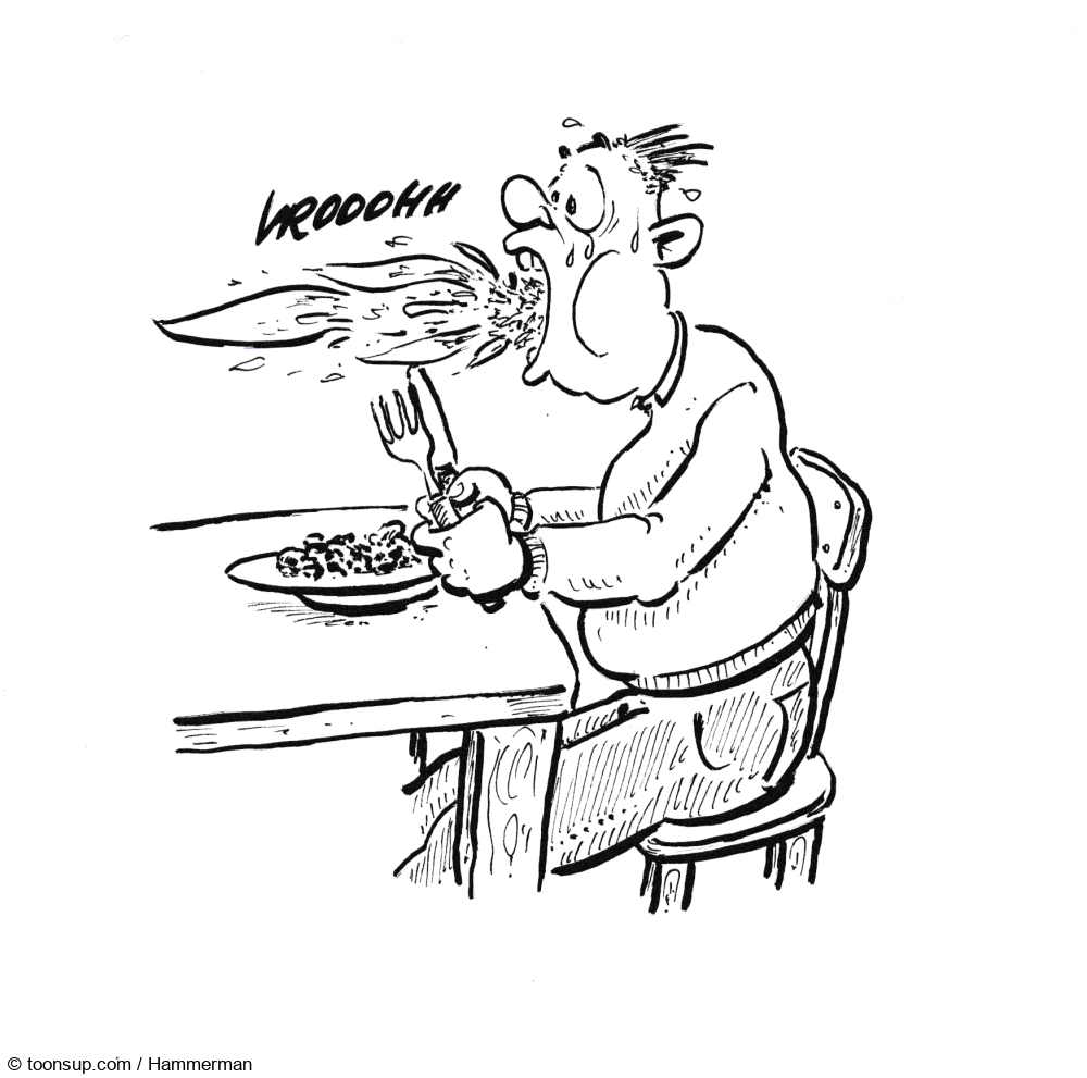 Cartoon: #inktober 2023_12 Spicey 1