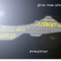 Raumschiff im Warpflug