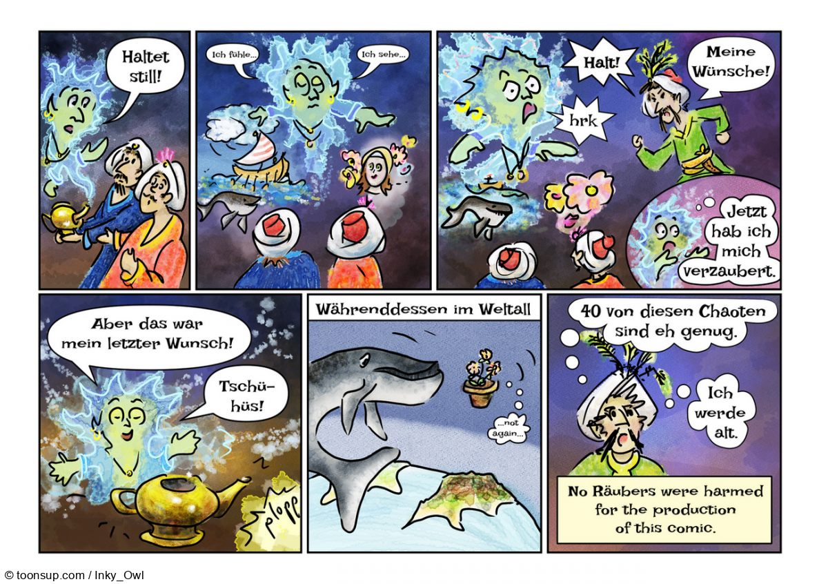 Comic: Die 42 Räuber und der Lampengeist 2