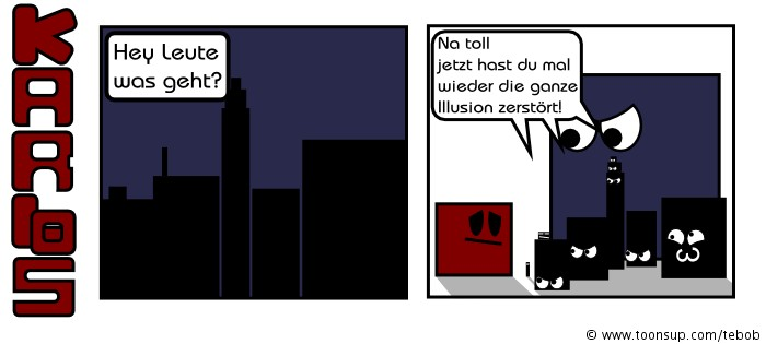 Comic: Karlos in der Stadt 1