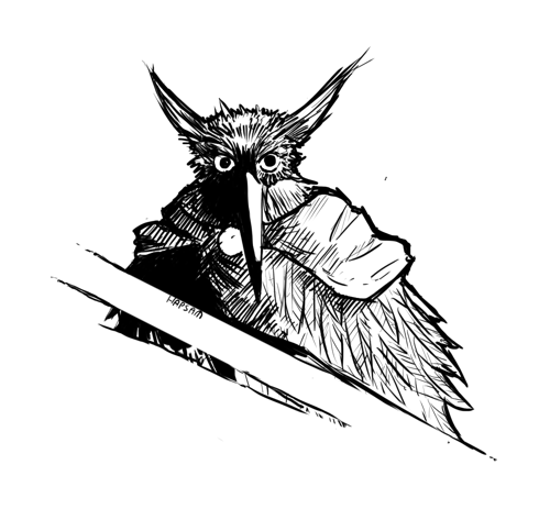 Illustration: Januar digitale Doodles 2