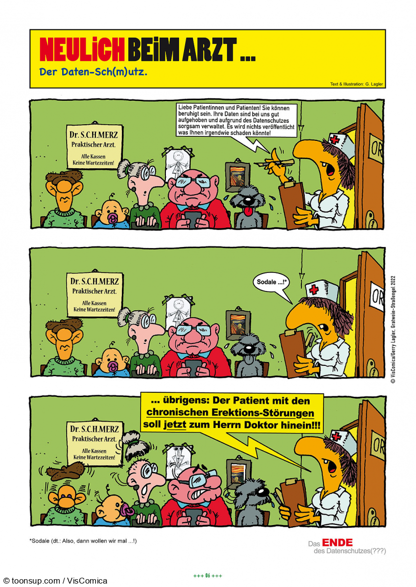 Comic: Daten. Schutz. 1