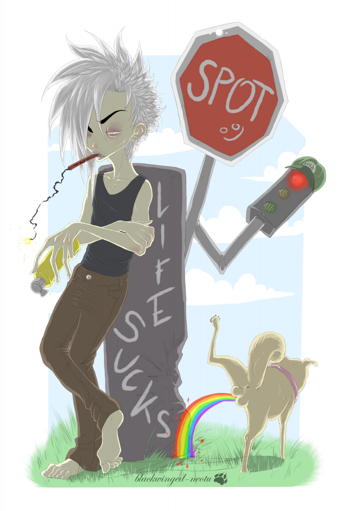 Illustration: life sucks 5