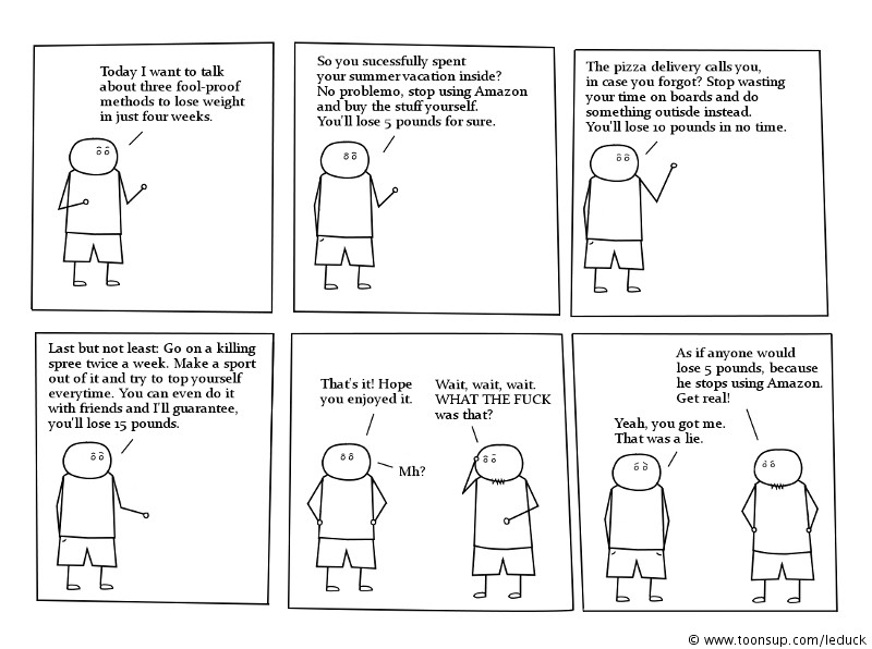 Comic: How to lose weight 1