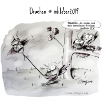 Drachen #inktober 2019
