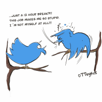 Lousy jobs on Twitter