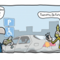 Behindertenparkplatz