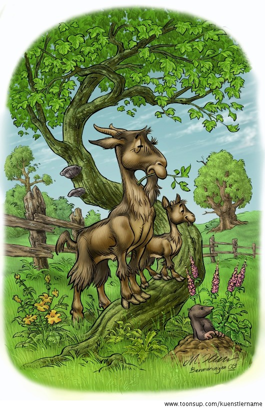 Cartoon: Bock Idylle 1