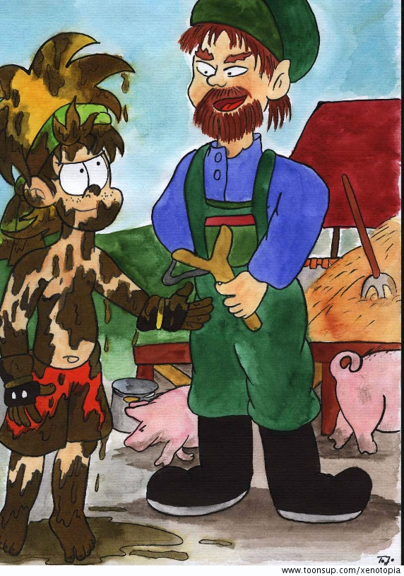 Cartoon: Patrick' Ferienjob 7