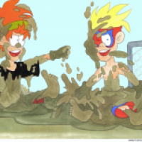 Fight! Dexter vs Patrick 3