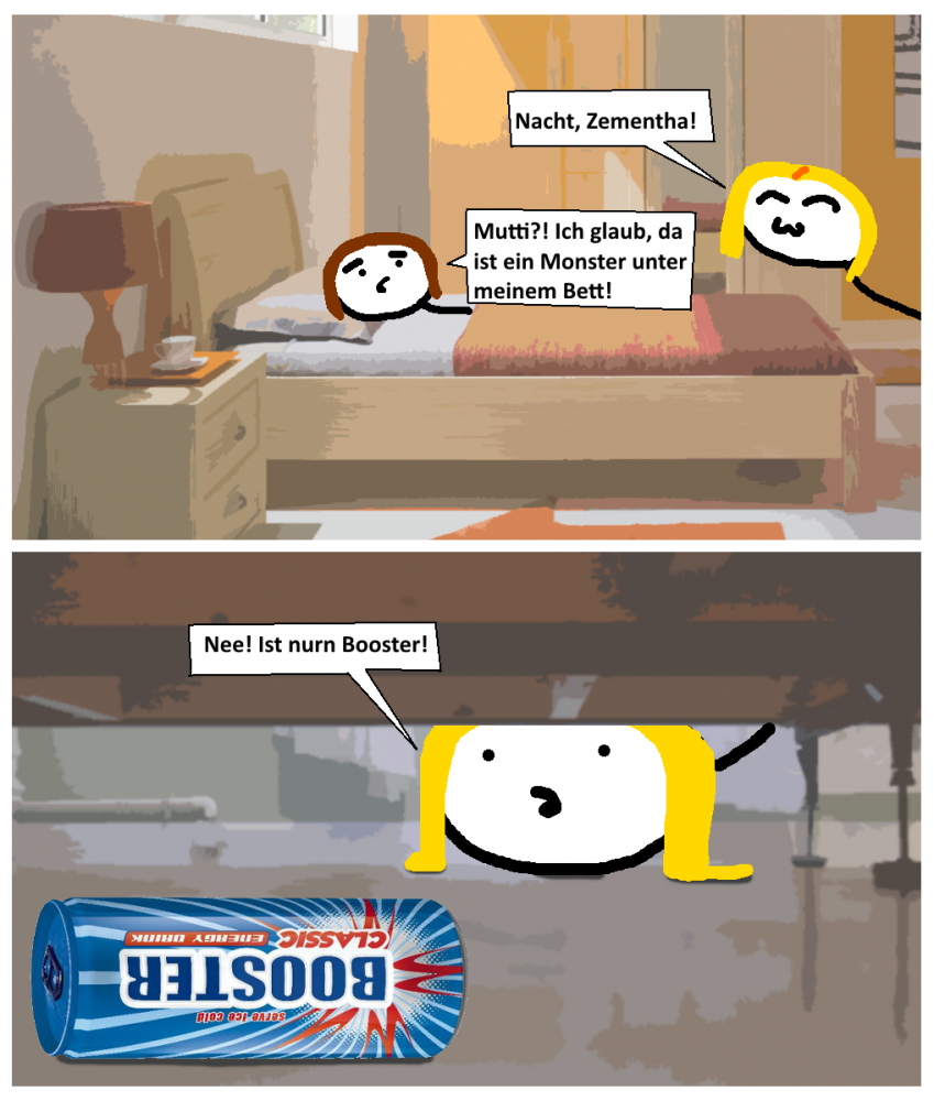 Comic: Monster unterm Bett 1