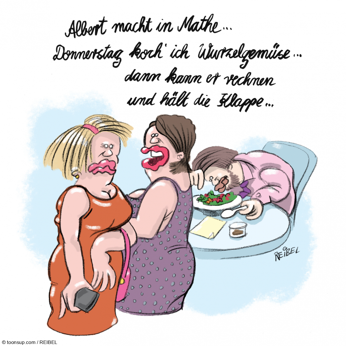 Cartoon: Wurzelrechnung 1