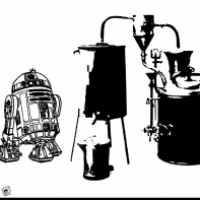 R2 brennt schnaps