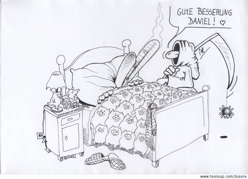 Cartoon: Gute Besserung 1