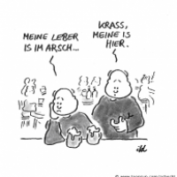 Leber im Arsch