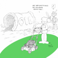 Gartenarbeit Variante B