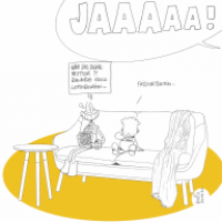 Muttern freut sich