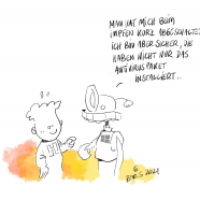 Spule hat eine Vorahnung