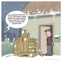 Finish the Cartoon Xmas Edition Paket Bote