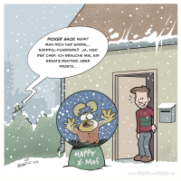 Finish the Cartoon Xmas Edition Schneekugel