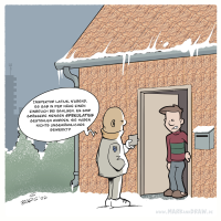 Finish the Cartoon Xmas Edition Inspektor Latius