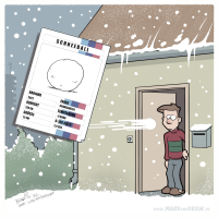 Finish the Cartoon Xmas Edition Schneeball