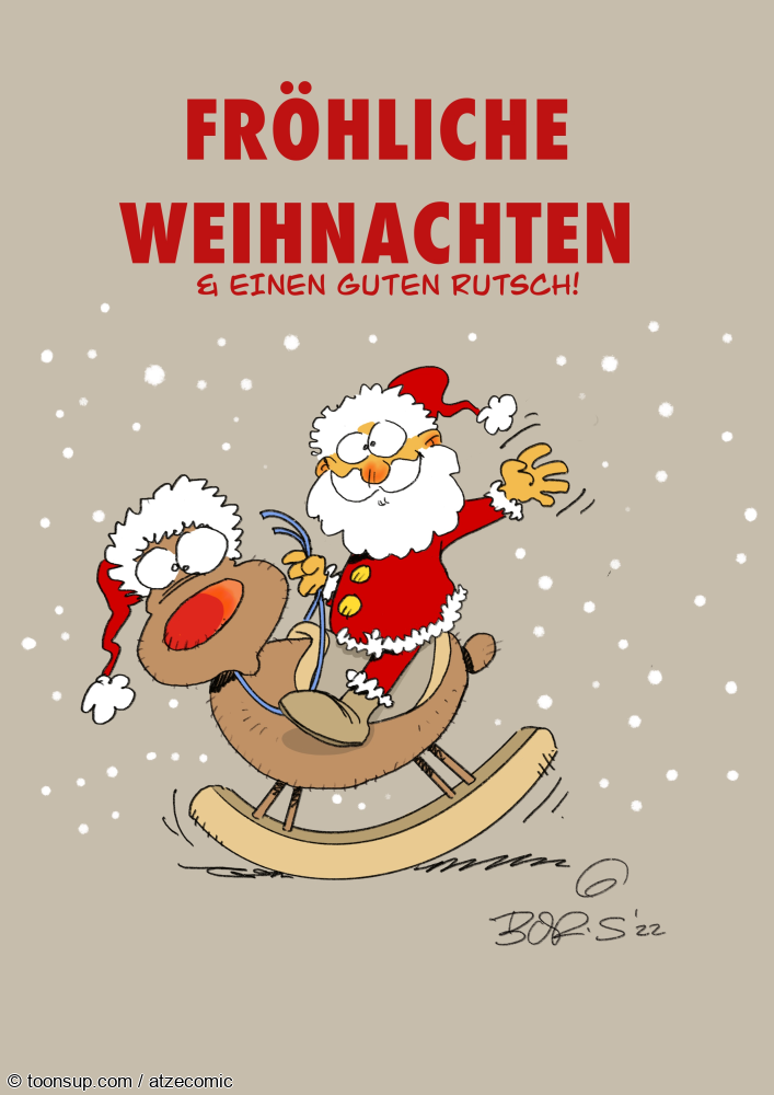 Cartoon: Fröhliche Weihnachten! 1