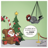 Finish the Cartoon Xmas 2023 Edition Spiderman