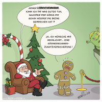 Finish the Cartoon Xmas 2023 Edition Lebkuchenmann