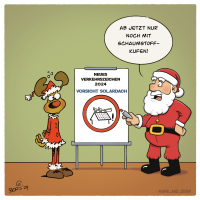 Finish the Cartoon Xmas 2024 Edition Neues Verkehrszeichen