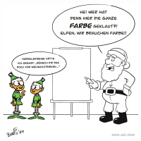 Finish the Cartoon Xmas 2024 Edition - Wir brauchen Farbe!
