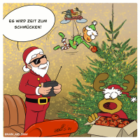 Finish the Cartoon Xmas 2024 Edition - Schmücken