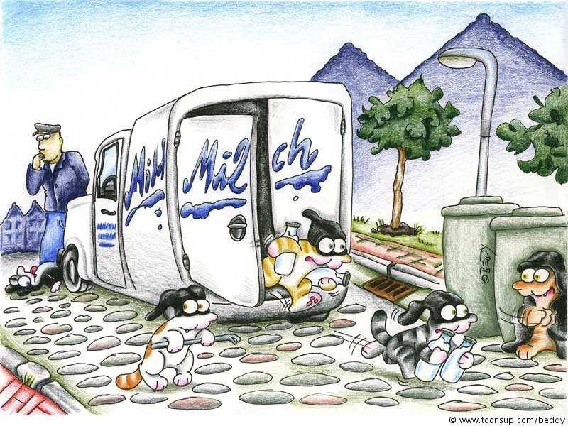 Cartoon: Überfall 1