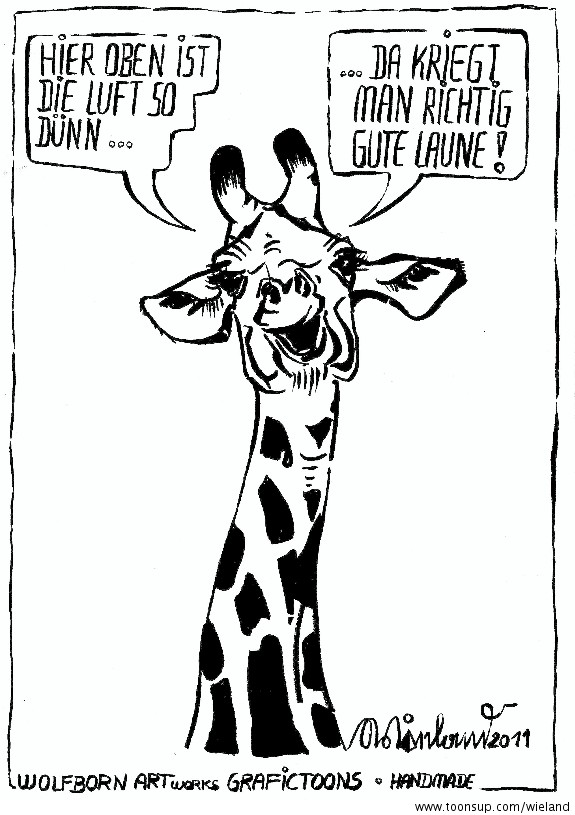 Cartoon: Giraffenfreuden 1
