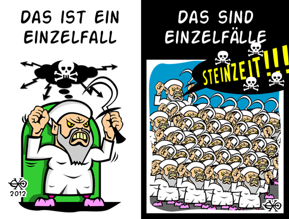 Cartoon: Die Einzelfalle 1