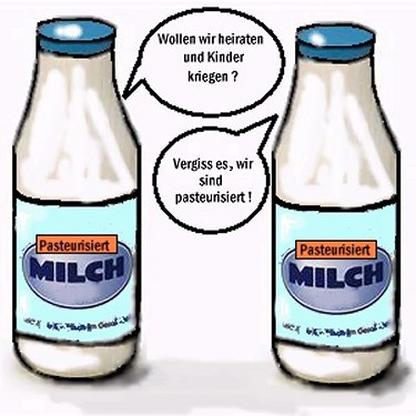 Cartoon: Milch-Hochzeit 1