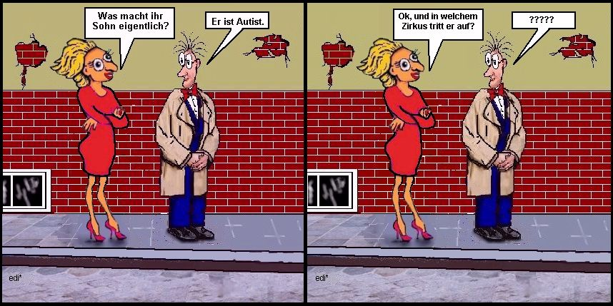 Cartoon: Missverständnis oder Unkenntnis 1