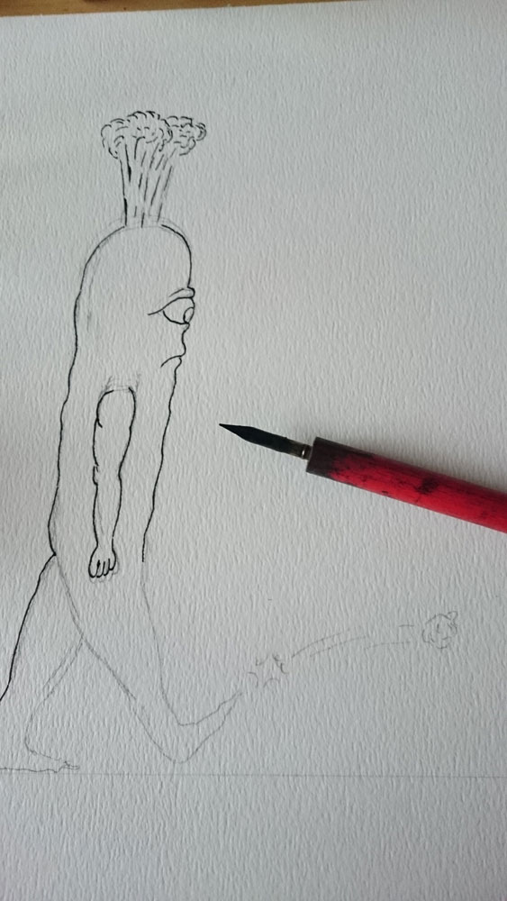 Illustration: Blaumann der Karottenpunk 2