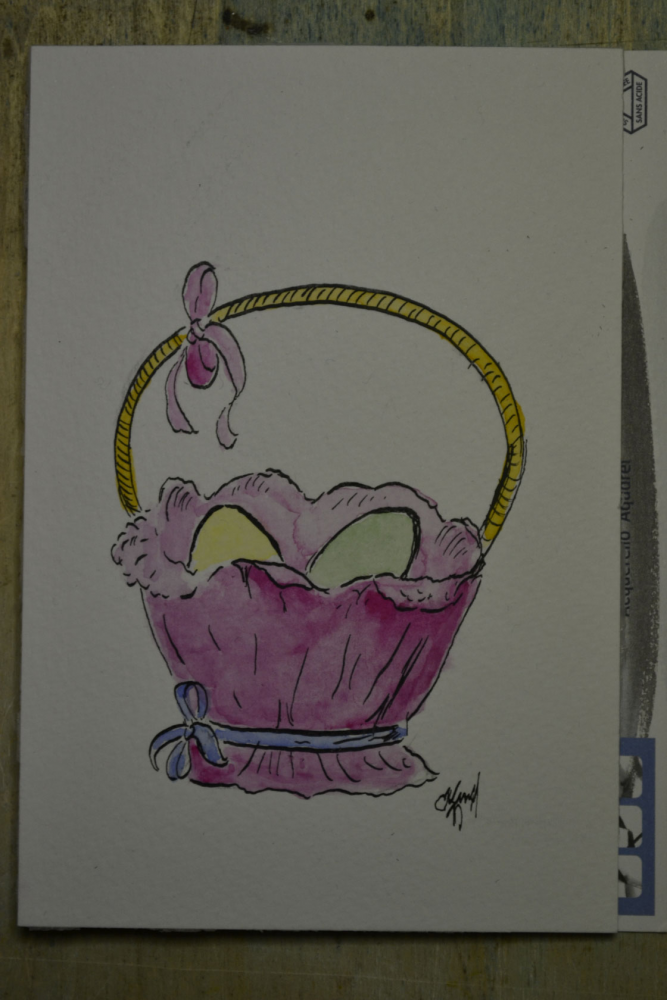 Illustration: Der Osterkorb 1