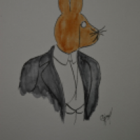 Der Gentleman Osterhase
