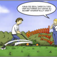 Gartenarbeit