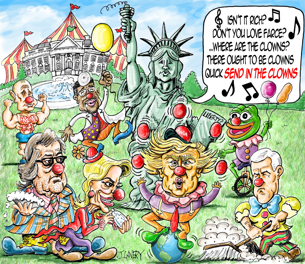 Illustration: Send In The Clowns 1