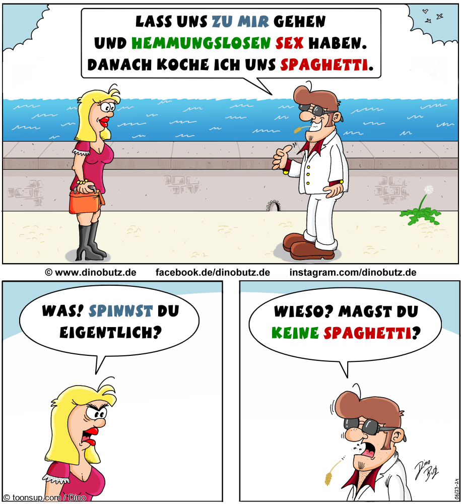 Comic: So ein Kochkurs muss sich doch schließlich lohnen ... 1