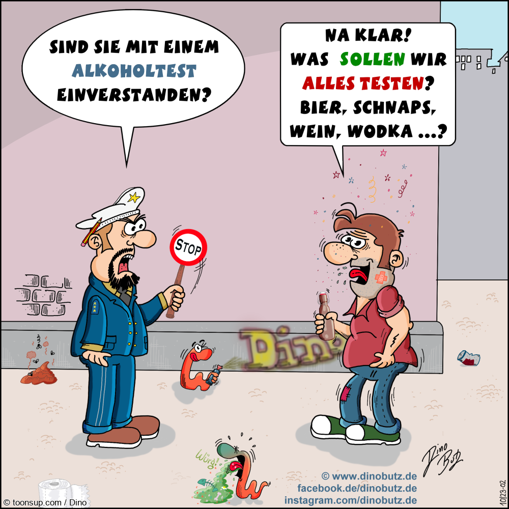 Cartoon: Kostenloser Test 1