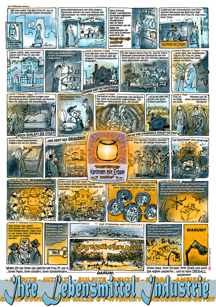 Comic: Karotten mit Erbsen - POSTER 1