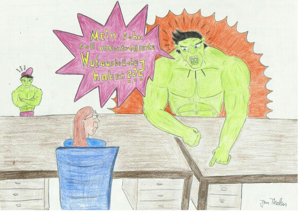 Cartoon: The Avengers: Beim Elternsprechtag 5